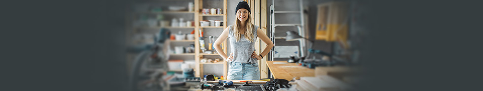 woman in the workshop