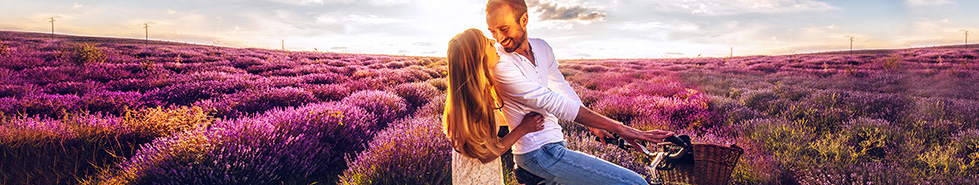 couple with the bike