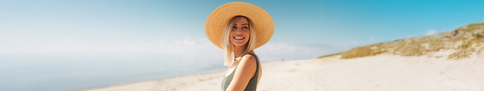 Kobieta na plaży
