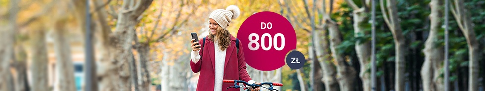 Informacja o promocji konta Millennium 360 - do 800 złotych.
